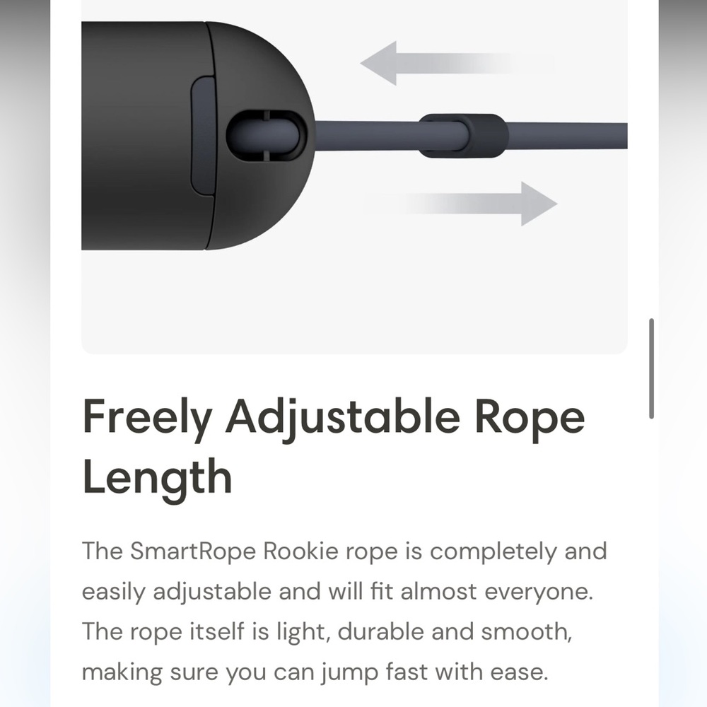 NWOT Tangram SmartRope Rookie - Bluetooth Jump Rope Workout Exercise - Picture 8 of 8
